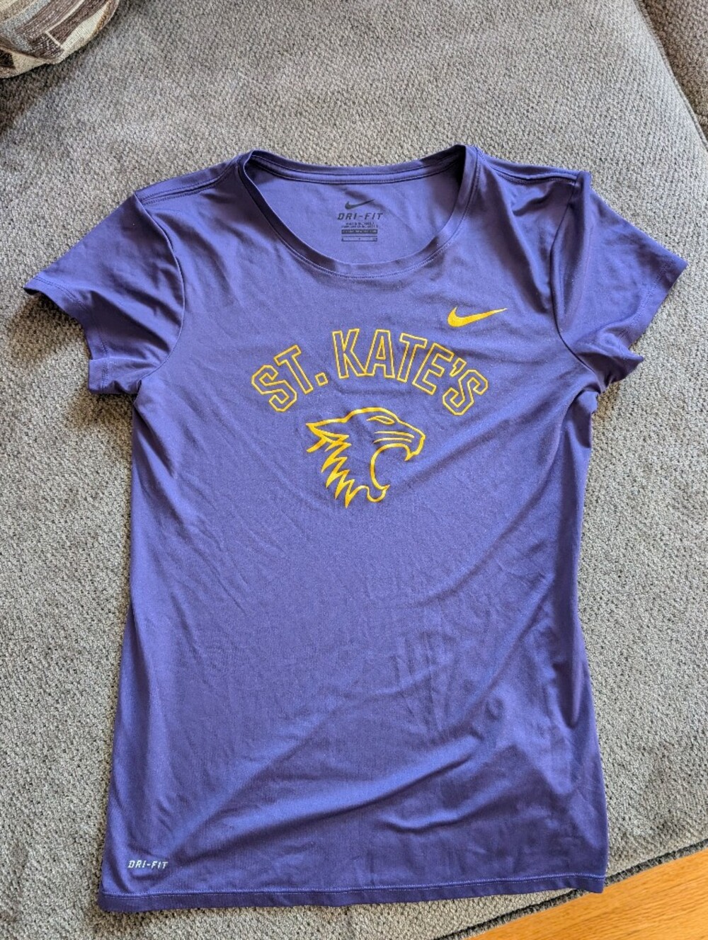 Nike St. Kate's Purple Dri-FIT Short Sleeve Tee